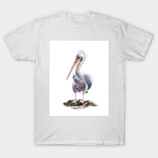 Watercolor Pelican T-Shirt